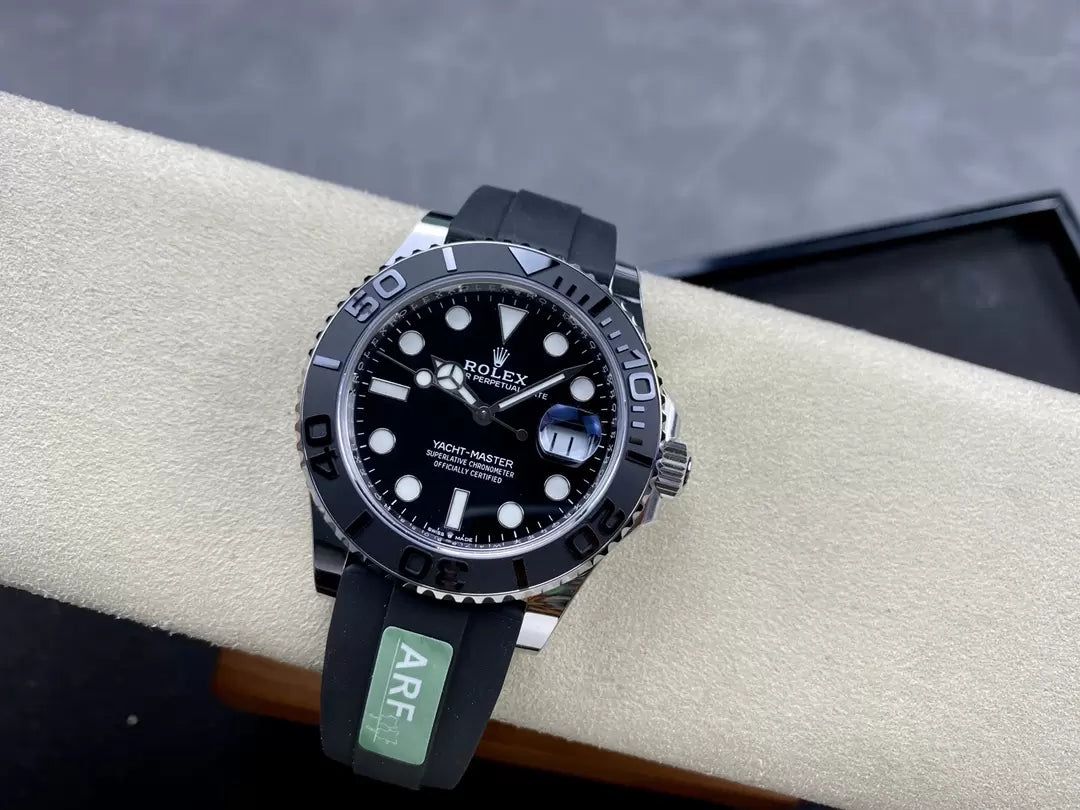 Rolex Yacht-Master 42 Cadran noir M226659-0003 1:1 Meilleure édition AR Factory Version à contrepoids