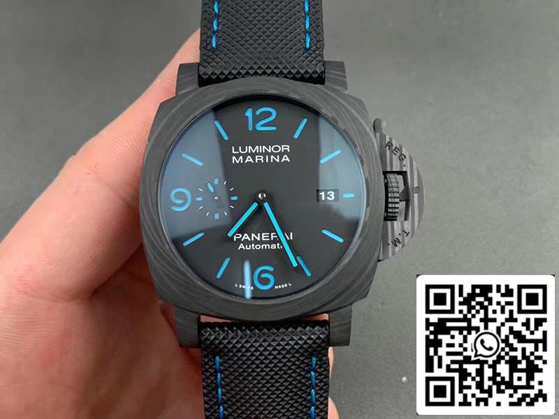 Panerai Luminor PAM01661 1:1 Meilleure édition VS Factory Black Carbon Swiss P9010