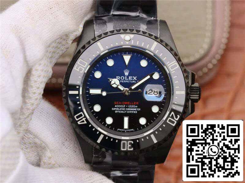 Rolex Deepsea Sea-Dweller 116660 1:1 Mejor Edición Suiza ETA2836 Esfera Degradada