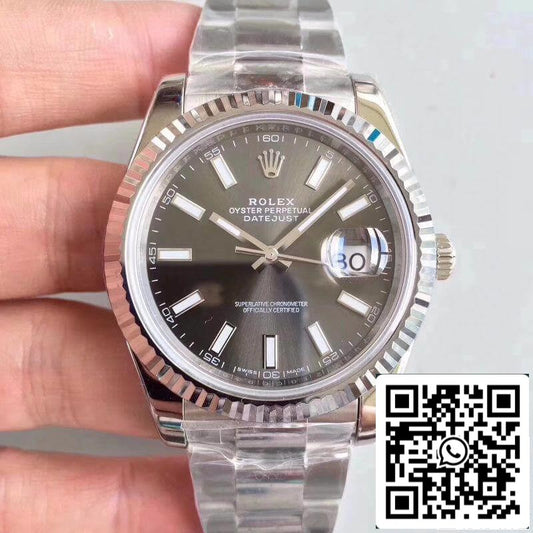 Rolex Datejust II M126334-0014 EW Factory 1:1 Meilleure édition suisse ETA3235 Cadran rhodium foncé