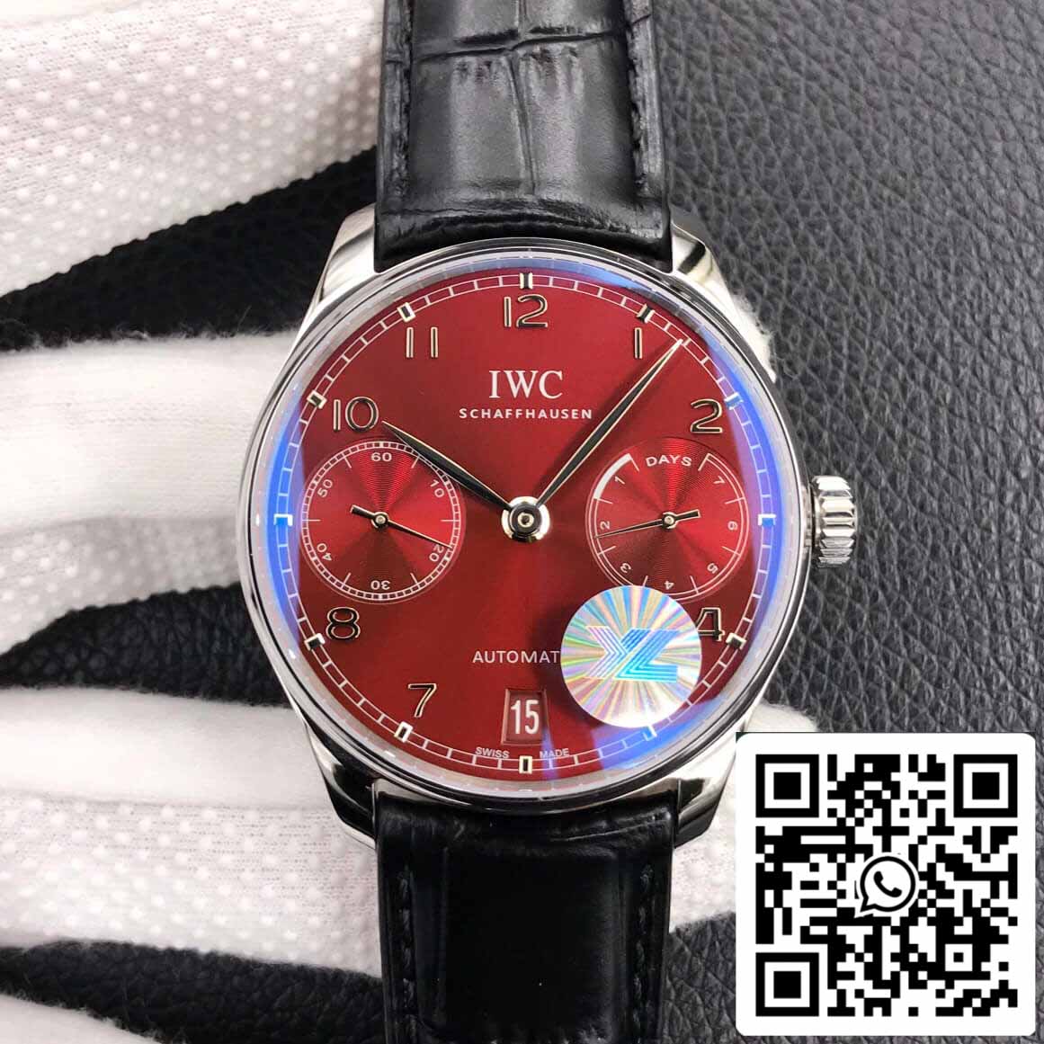 IWC Portugieser IW500714 1:1 Best Edition YL Factory Burgundy Red Dial