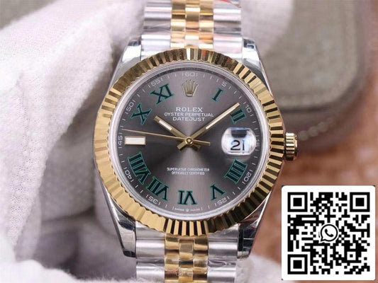 Rolex Datejust M126333-0020 1:1 Meilleure édition TW Factory Cadran gris Suisse ETA3235