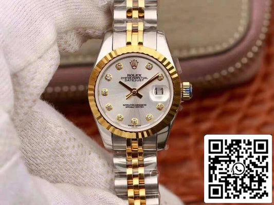 Rolex Lady Datejust 28MM 1:1 Meilleure édition suisse originale importée NH05 plaquée or 18 carats