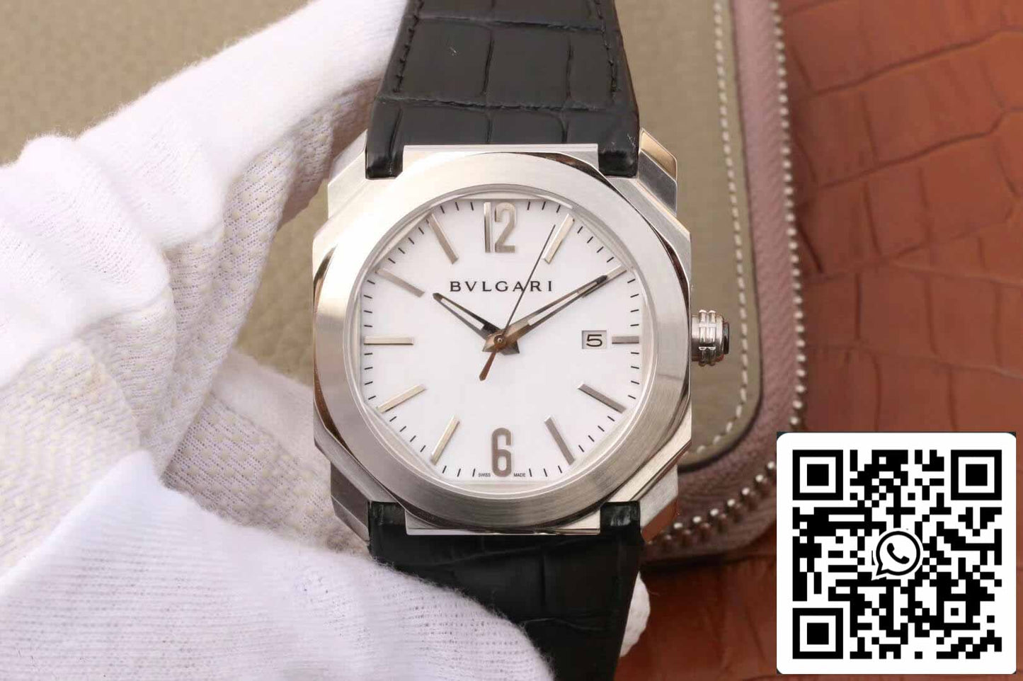 Bvlgari Octo 102779 OC41C6SLD 1:1 Meilleure édition Cadran blanc