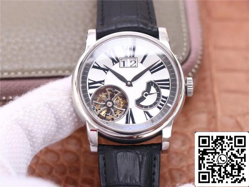 Roger Dubuis Hommage RDDBHO0568 Tourbillon 1:1 Melhor Edição JB Factory Mostrador Branco Suíço RD540