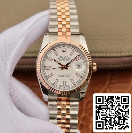 Rolex Datejust 126233 36 mm GM Factory 1: 1 Meilleure édition suisse enveloppée d'or 18 carats ETA3135