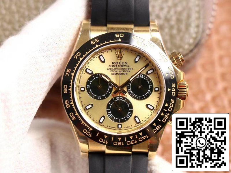 Rolex Daytona M116518LN-0048 1:1 Best Edition Noob Factory Champagner-Zifferblatt Schweizer ETA4130