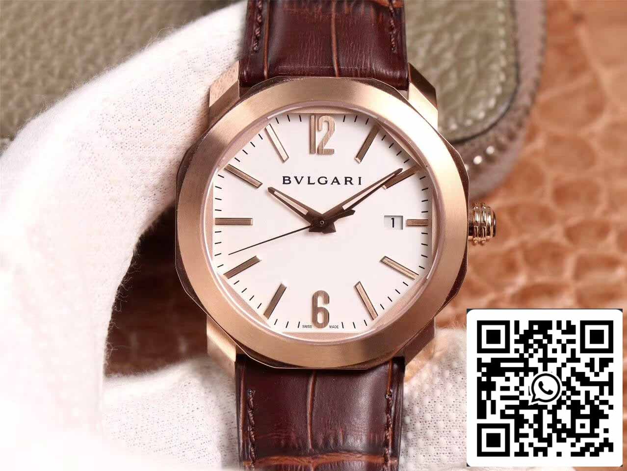 Bvlgari Octo 1:1 Meilleure édition BV Factory Cadran blanc