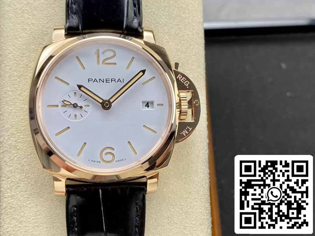 Panerai Luminor PAM01336 1:1 Meilleure édition VS Cadran blanc d'usine