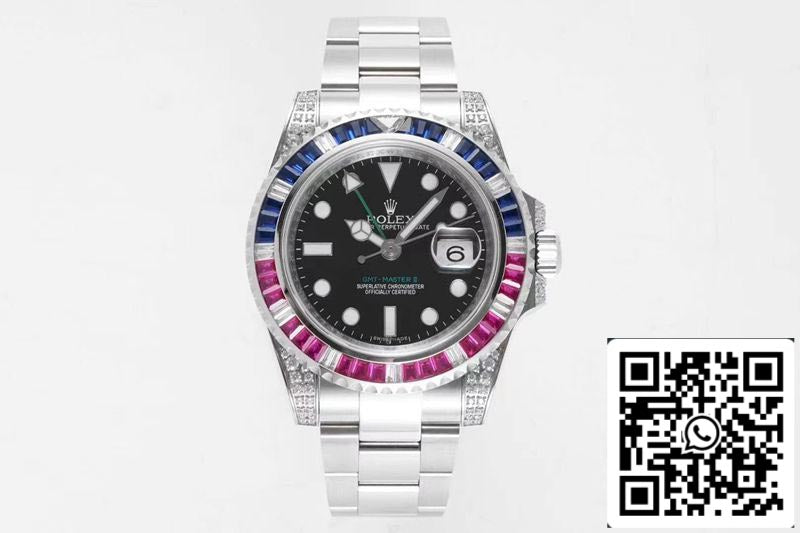 Rolex GMT Master II 116759 SAru-78209 1:1 Best Edition ROF Factory Black Dial Swiss ETA2836