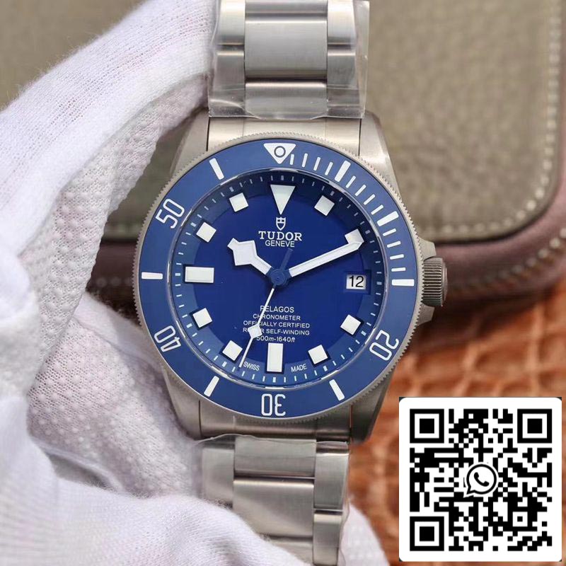 Tudor Pelagos M25600TB-0001 1:1 Melhor Edição XF Factory V4 Mostrador Azul