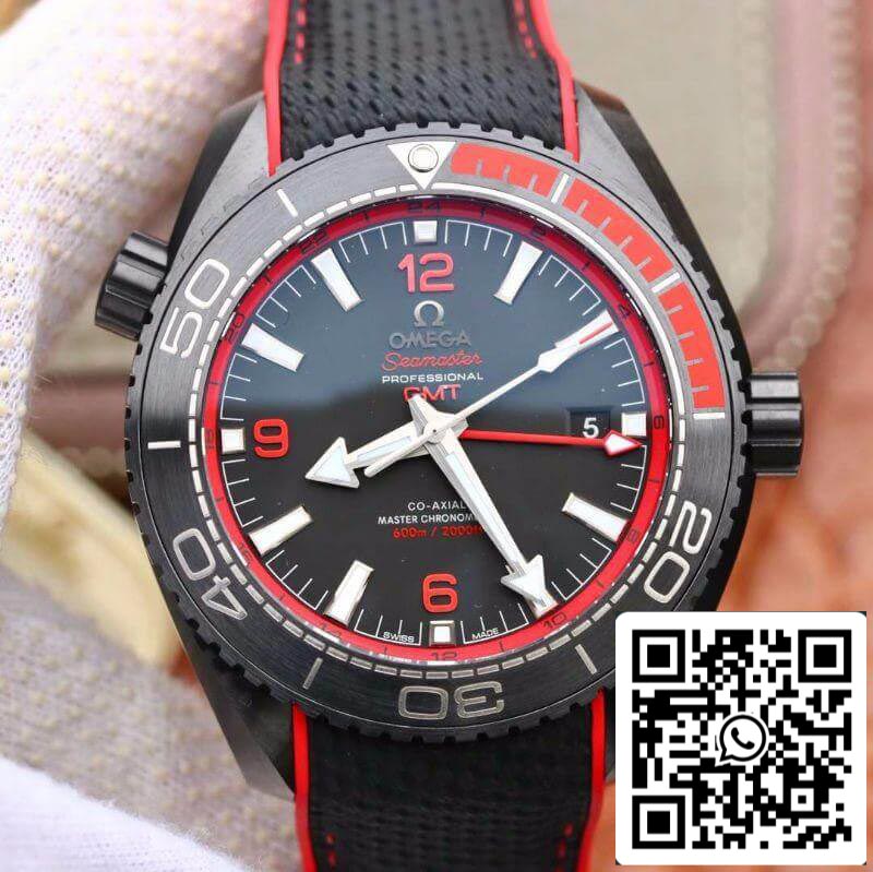 Omega Seamaster Planet Ocean 215.92.46.22.01.003 VS Factory 1:1 Best Edition Schweizer ETA8906 Schwarzes Nylonarmband