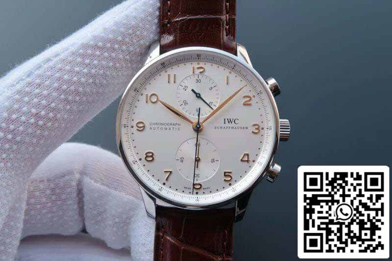 IWC Chronographe portugais IW371445 ZF Factory 1:1 Meilleure édition suisse ETA79350