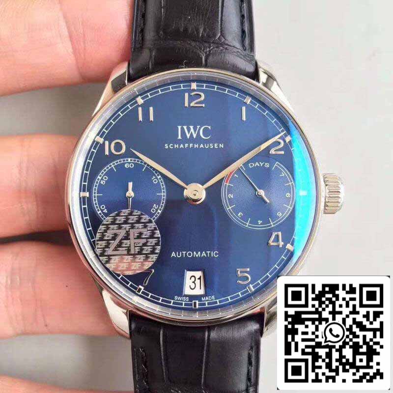 IWC Português IW500703 ZF Factory Relógios Mecânicos 1:1 Melhor Edição Suíça ETA52010