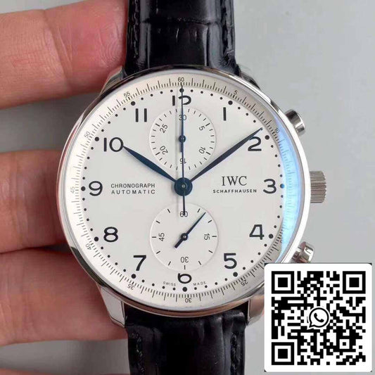 IWC Português IW371602 YL Factory 1:1 Melhor Edição Suíça ETA69355 Mostrador Branco