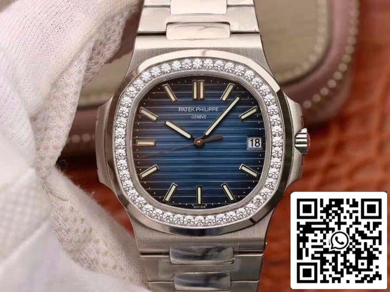 Patek Philippe Nautilus 5711 PF Factory 1:1 Melhor Edição Suíça ETA324 Mostrador Azul