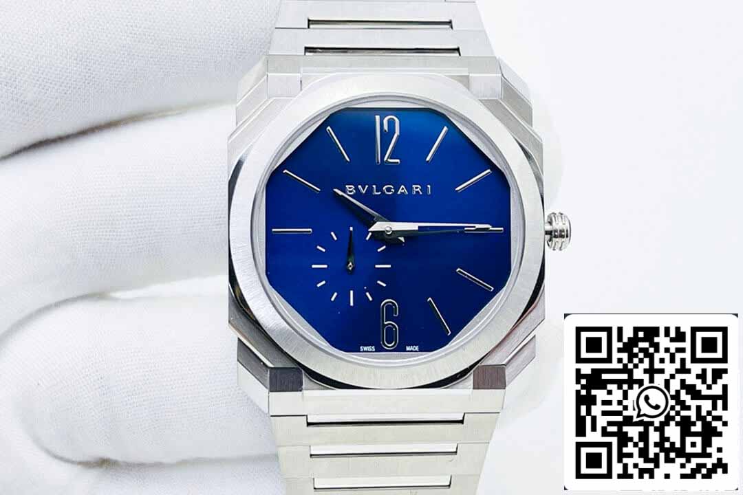 Bvlgari Octo Finissimo 103431 1:1 Beste Edition BV Factory Blaues Zifferblatt