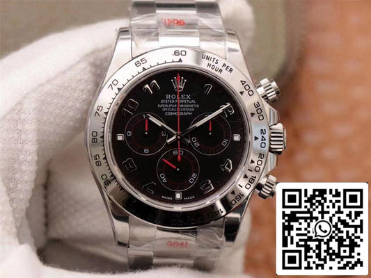 Rolex Daytona Cosmograph 116509-78599 1:1 Best Edition Noob Factory Black Dial Swiss ETA4130