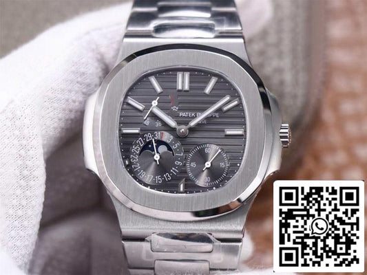 Patek Philippe Nautilus 5712/1A-001 1:1 Meilleure édition PF Factory Cadran gris Mouvement suisse