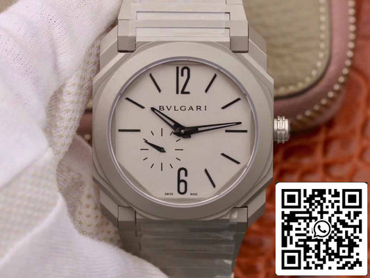 Bvlgari Octo Finissimo 103011 1:1 Meilleure édition BV Factory Cadran gris argenté