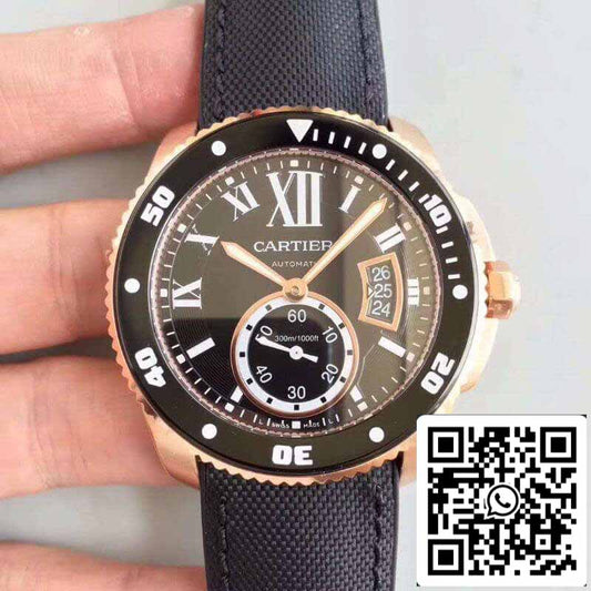 Calibre De Cartier Diver W7100052 JF Factory 1:1 Best Edition Swiss ETA9015