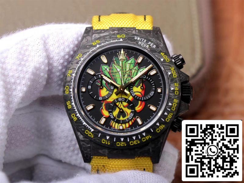 Rolex Daytona Cosmos Color Skull 1:1 Melhor Edição WWF Factory Swiss ETA7750