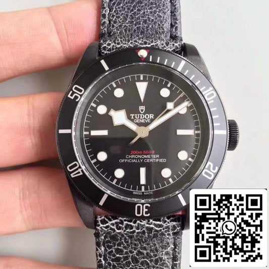 Tudor Heritage Black Bay M79230DK-0004 ZF Factory 1:1 Best Edition Swiss ETA2824-2 Gray Distressed Leather Strap