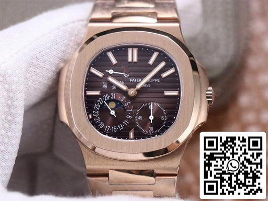 Patek Philippe Nautilus 5712/1A-001 1:1 Meilleure édition PF Factory Mouvement suisse en or rose