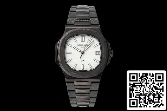 Patek Philippe Nautilus 5711 DiW 1:1 Melhor Edição Mostrador Branco