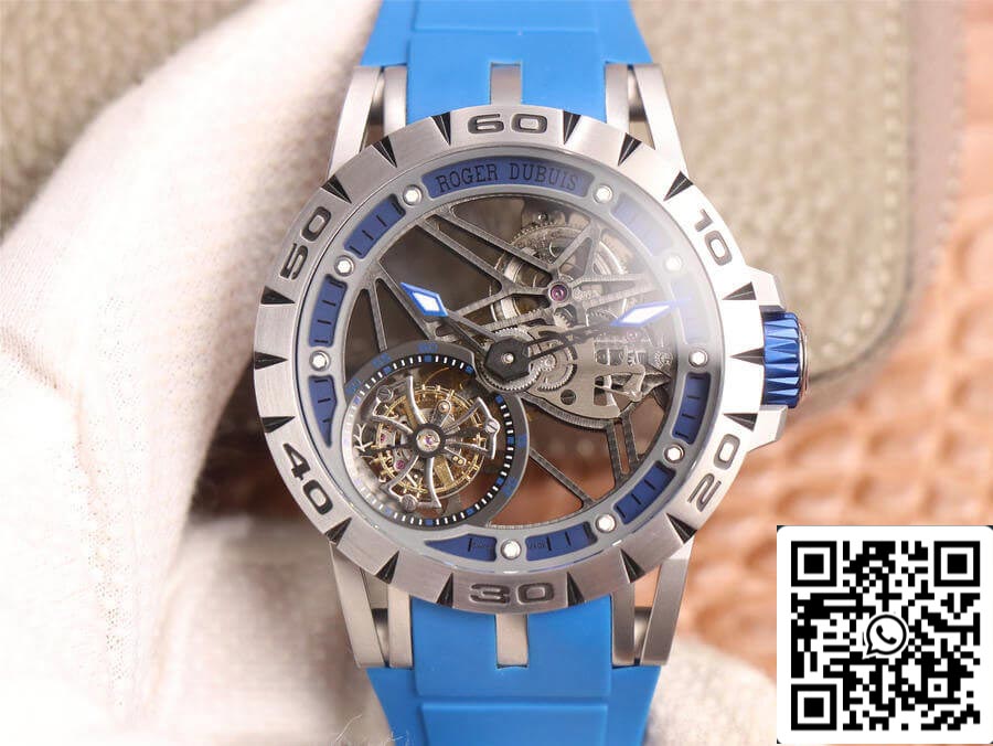 Roger Dubuis Excalibur Spidr RDDBEX0479 1:1 Best Edition JB Factory Tourbillon Skeleton Dial