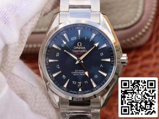 Omega Seamaster Aqua Terra 231.10.43.22.03.001 VS usine 1:1 Meilleure édition suisse ETA8605 Cadran texturé bleu