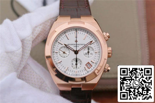 Vacheron Constantin Overseas 5500V/000R-B074 8F Factory 1:1 Best Edition Swiss ETA7750 Silver Dial