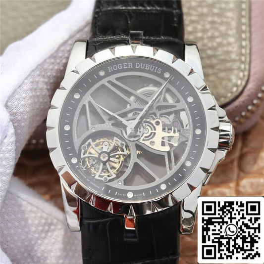 Roger Dubuis Excalibur RDDBEX0260 1:1 Best Edition JB Factory Skeleton Tourbillon Dial