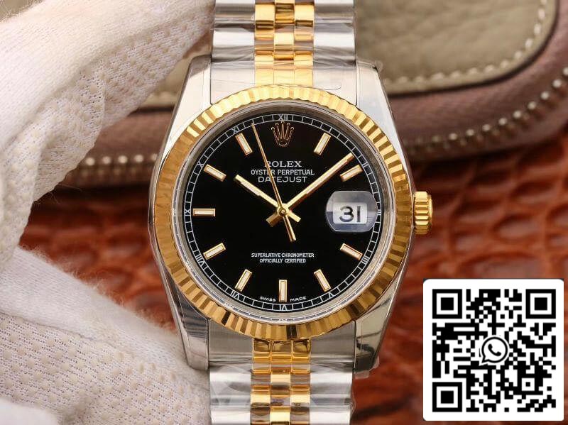 Rolex Datejust 126233 36mm AR Orologi meccanici di fabbrica 1:1 Best Edition Bracciale bicolore svizzero ETA3135