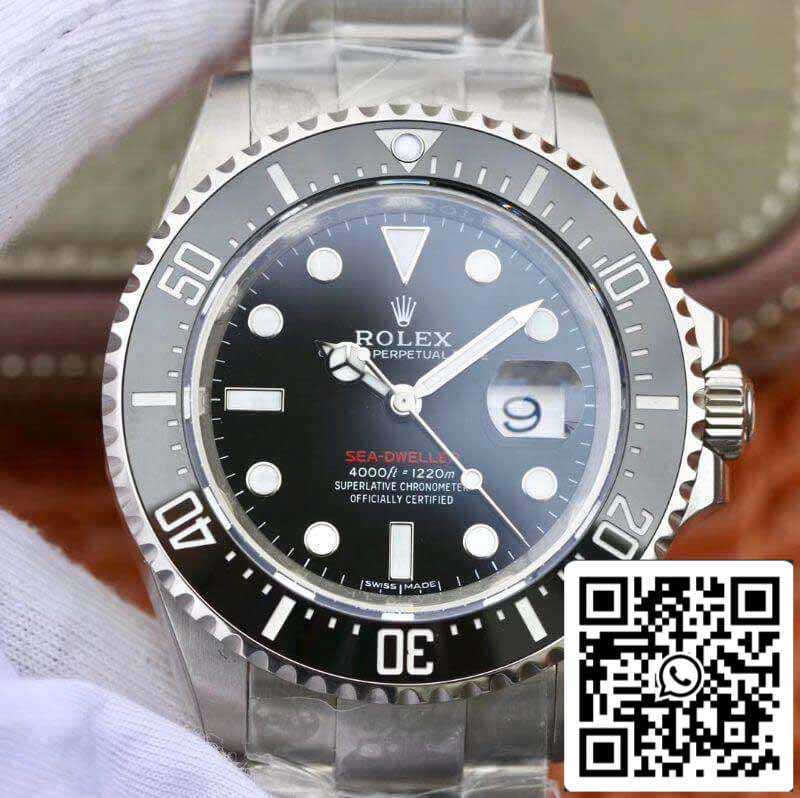 Rolex Sea-Dweller 126600 43 mm Noob Factory V9 Version 1:1 Best Edition Schweizer ETA3235 Edelstahlarmband