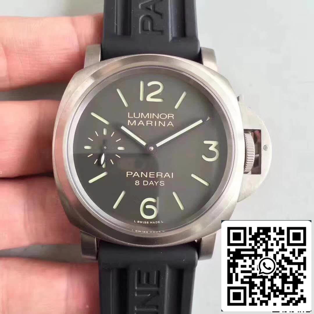 Panerai Luminor PAM510 ZF Factory Montres pour hommes 1:1 Meilleure édition suisse ETA P5000 Bracelet en caoutchouc noir