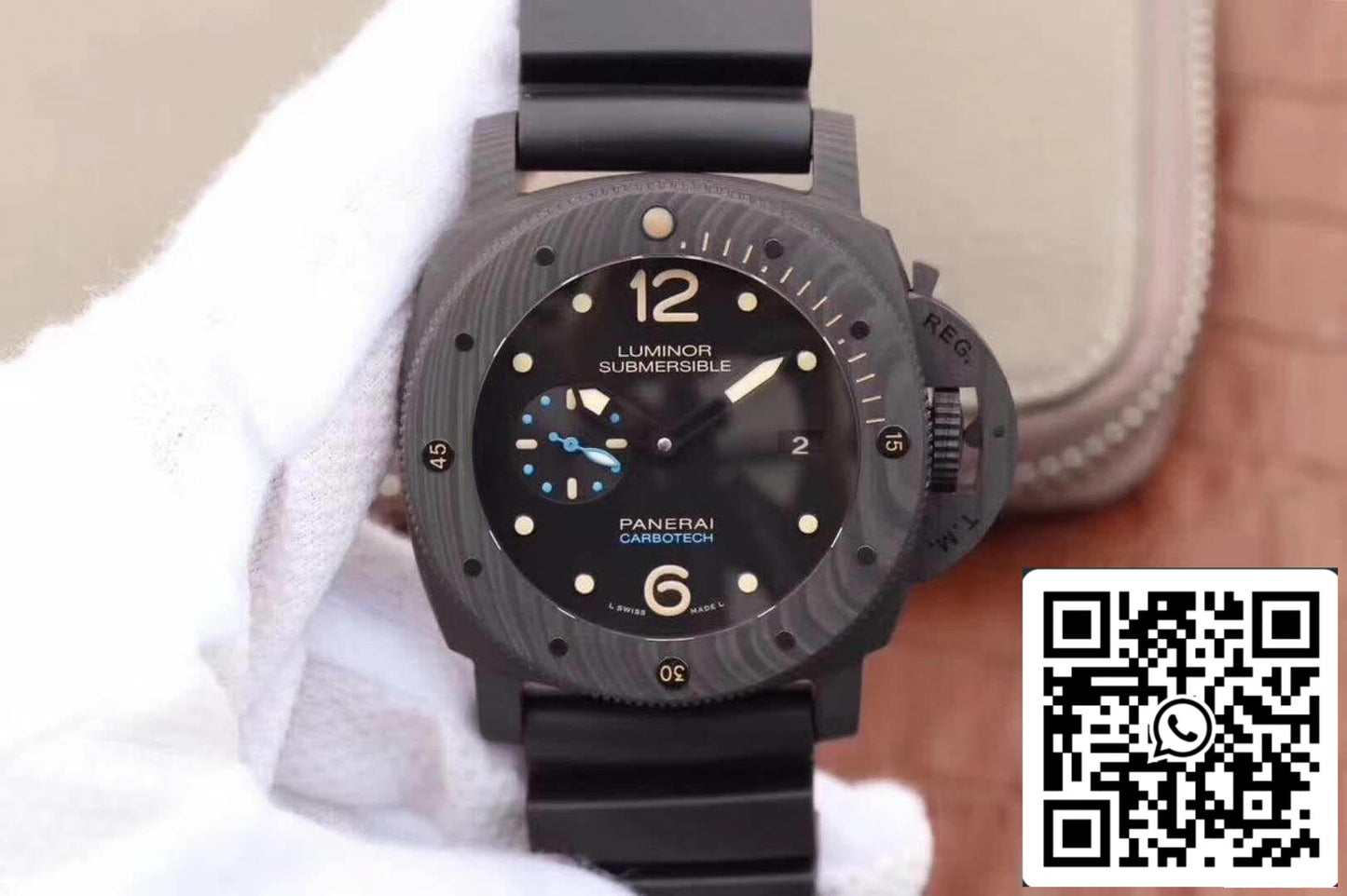 Panerai Luminor Submersible PAM616 VS Factory 1:1 Meilleure édition suisse ETA P9000 Superlumed Black Dia