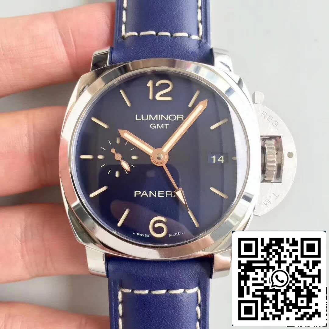 Panerai Luminor 1950 PAM688 ZF Factory 1:1 Mejor edición Swiss ETA P9001 Correa de cuero azul