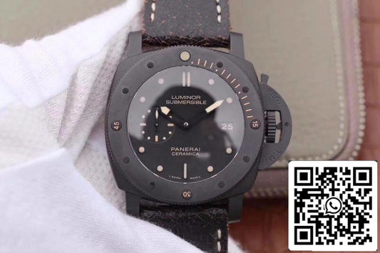 Panerai Luminor Submersible PAM508 VS Factory 1:1 Meilleure édition suisse ETA P9000 Cadran Superlumed noir