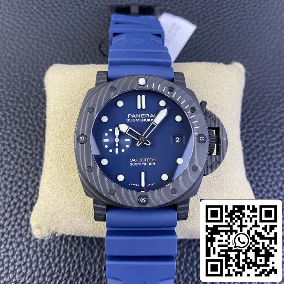 Panerai Submersible PAM01232 1:1 Meilleure édition VS Cadran bleu d'usine