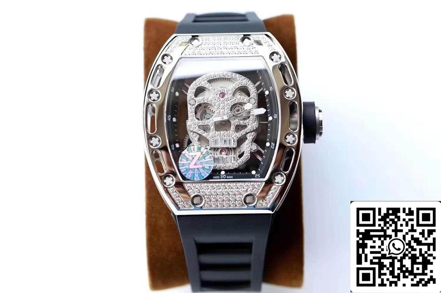 Richard Mille RM052 Z Factory 1:1 Best Edition Swiss ETA6T51 black strap