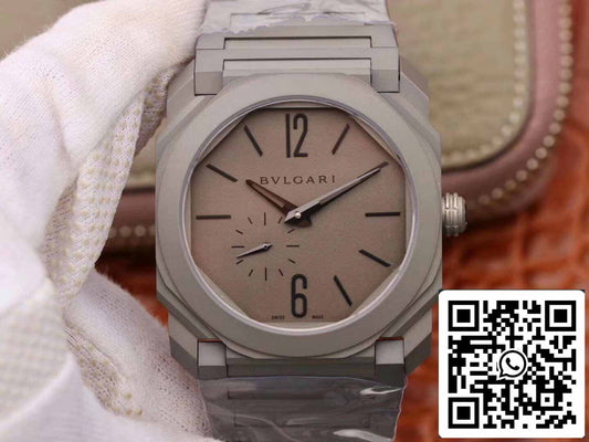 Bvlgari Octo Finissimo 102713 1:1 Meilleure édition BV Factory Cadran gris