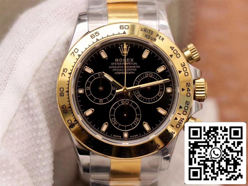 Rolex Daytona Cosmograph M116503-0004 1:1 Best Edition Noob Factory Black Dial Swiss ETA4130