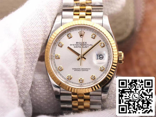 Rolex Datejust 126233 1:1 Meilleure édition EW Factory Cadran blanc Suisse ETA3235