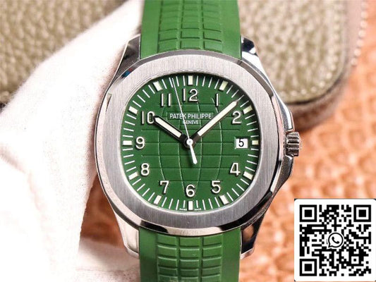 Patek Philippe Aquanaut 5168G 1:1 Meilleure édition ZF cadran vert d'usine Suisse Cal.324 SC