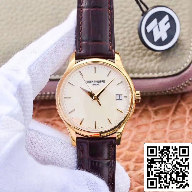 Patek Philippe Calatrava 5227J-001 ZF Factory 1:1 Melhor Edição Caixa em ouro amarelo 18K Swiss Cal.324 SC