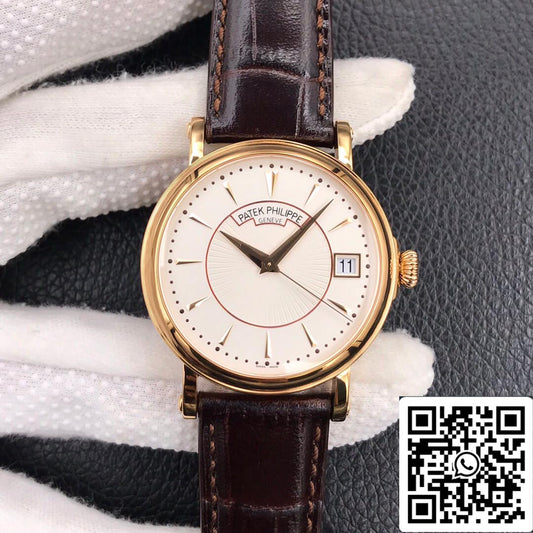 Patek Philippe Calatrava 5153J-001 1:1 Meilleure édition ZF Factory Cadran blanc Or rose