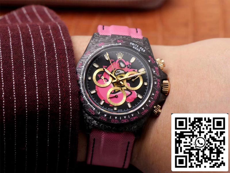 Rolex Daytona Cosmos Pink Exploded Dragon 1:1 Best Edition WWF Factory Swiss ETA7750