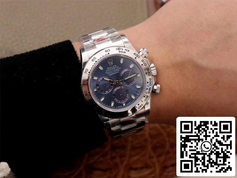 Rolex Daytona Cosmograph 116509-78599 1:1 Best Edition Noob Factory Blue Dial Swiss ETA4130