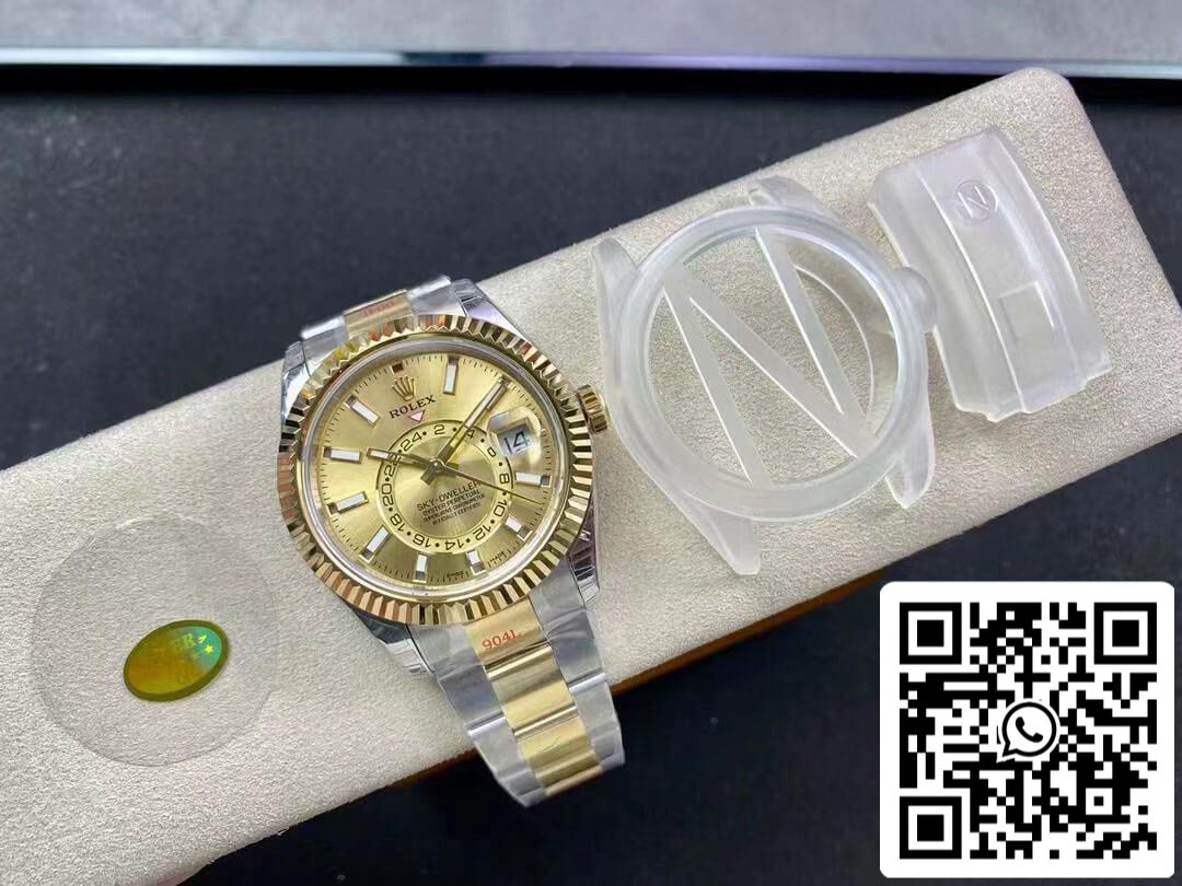 Rolex Sky Dweller M326933-0001 V2 Meilleure édition 1:1 Noob Factory Cadran Champagne